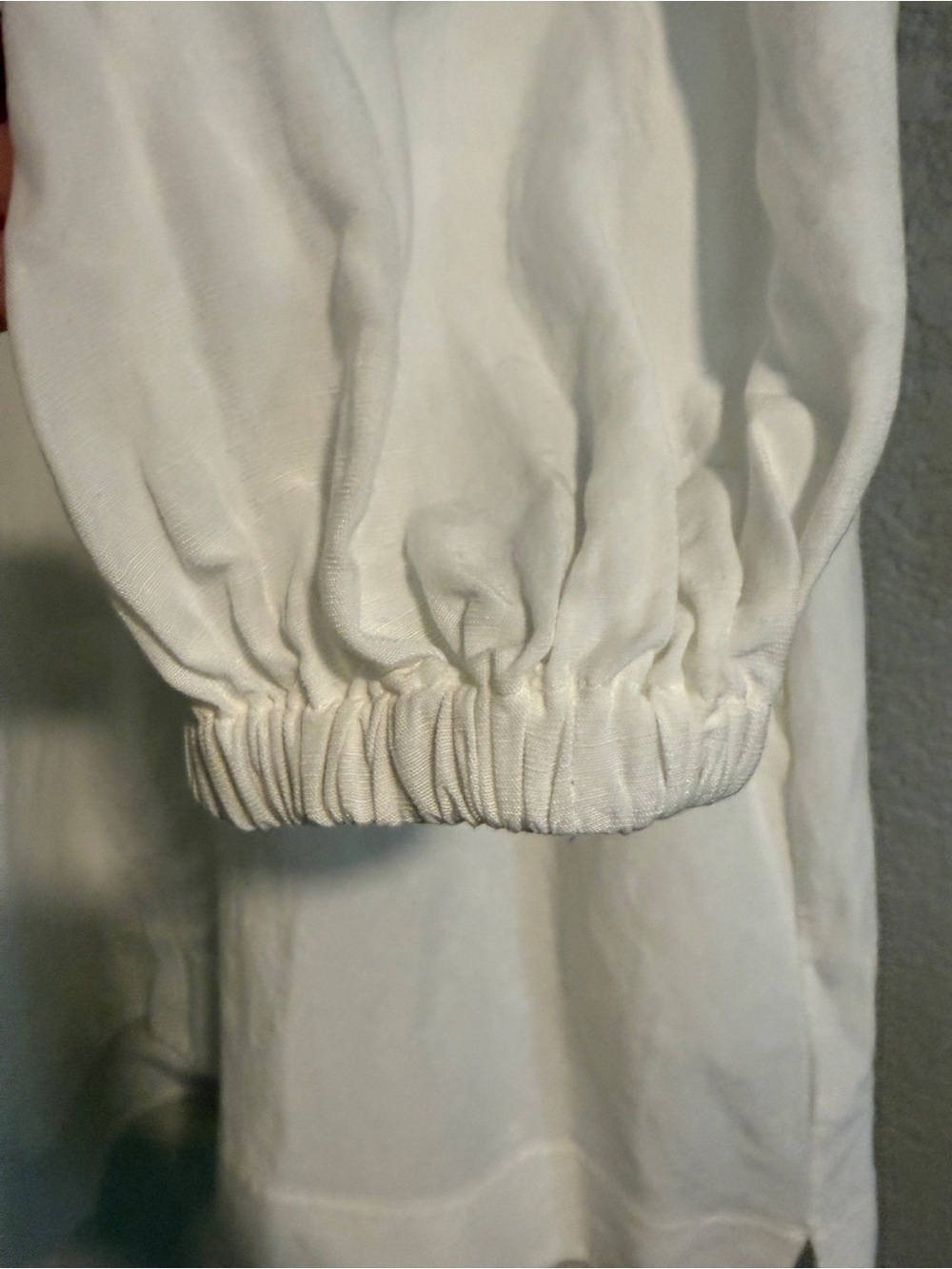 COS White Gathered Yoke Peasant Dress - Picture 7 of 10